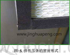 弹性压条的密封形式的高效过滤器 弹性压条的密封形式的高效过滤器